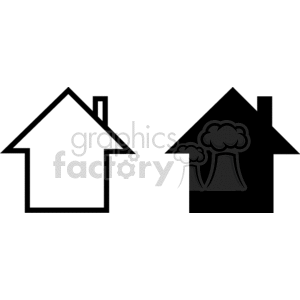 house outline clipart. Commercial use image # 166424