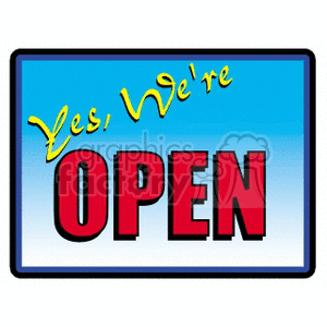 OPEN01 clipart. Royalty-free image # 166459