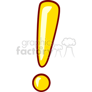   exclamation point mark  exclamation800.gif Clip Art Signs-Symbols 