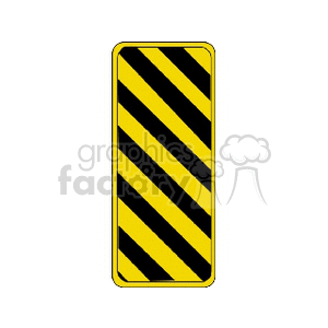   sign signs street construction road work warning danger  yellowblackstripes.gif Clip Art Signs-Symbols Road Signs 