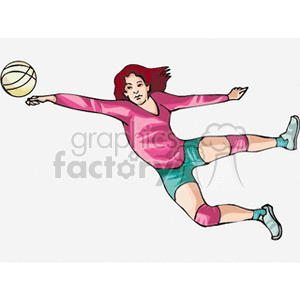 volleyball2 clipart. Royalty-free image # 168166