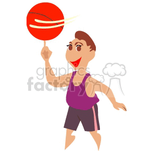 1004basketball007 clipart. Commercial use image # 168574