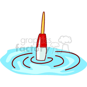 bobber for fishing clipart. Royalty-free image # 168889