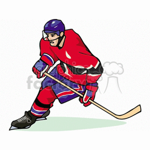 hockeyplayer2 clipart. Royalty-free image # 169276