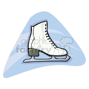   ice skate skates figure skating Clip Art Sports Hockey 