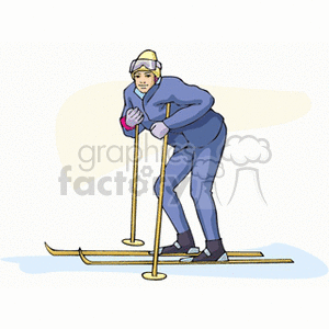 skier2 clipart. Commercial use image # 169604