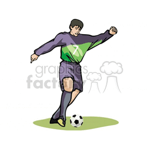 goalkeeper3 clipart. Royalty-free image # 169691