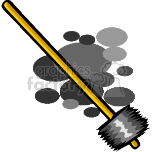 clipart - Chimney sweep brush.