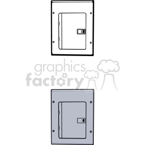electrical box clipart. Commercial use image # 170304