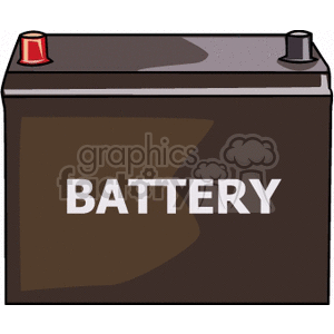 car battery clipart. Commercial use image # 170324