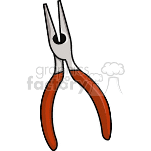   needle nose pliers tool tools plier  PMM0124.gif Clip Art Tools 