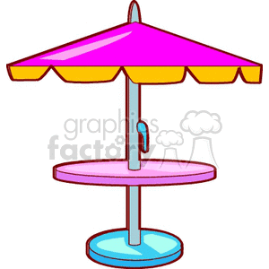   tool tools umbrella umbrellas table tables  umbrella701.gif Clip Art Tools 