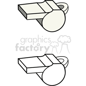 coaches whistle clipart. Royalty-free image # 171051