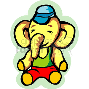elephant-stuffed clipart. Royalty-free image # 171213