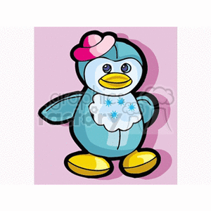   toy toys bird birds penguin penguins  pinguin2.gif Clip Art Toys-Games 