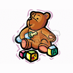 teddybear7 clipart. Commercial use image # 171365