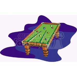 pooltable clipart. Royalty-free image # 171790
