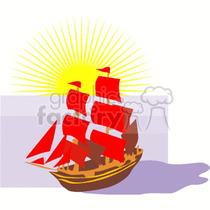  boats boat ship ships sailboat sailboats viking pirate   transportb076 Clip Art Transportation Water 