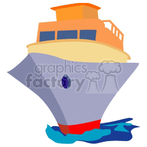 cartoon ship