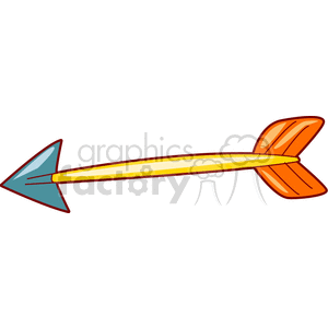 Arrow With Blue Tip clipart. Royalty-free image # 173580