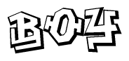 The clipart image features a stylized text in a graffiti font that reads Boy.