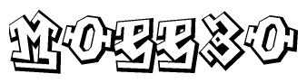 The clipart image features a stylized text in a graffiti font that reads Moee30.