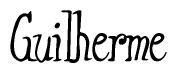 The image contains the word 'Guilherme' written in a cursive, stylized font.