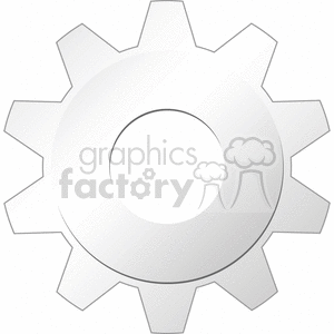 Vector gear clipart. Commercial use image # 368961