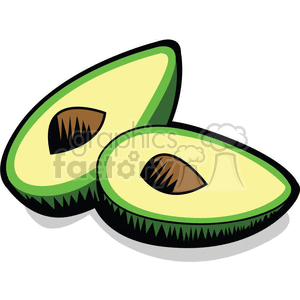 avocado clipart. Commercial use image # 368973