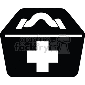black first aid kit clipart. Commercial use image # 370116