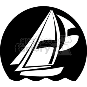 vector clip art vinyl-ready cutter black white sport sports sailboat sailer sailers sailing boat boats sail
