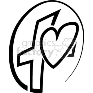 vector clip art vinyl-ready cutter black white medical health heart hearts symbol