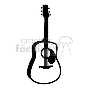 clipart - Acoustic guitar.
