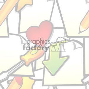 background backgrounds tiled tile seamless watermark stationary wallpaper arrow arrows files file tool heart hearts screwdriver