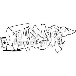 graffiti 028b111606 clipart. Commercial use image # 372325