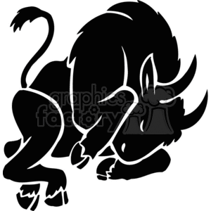 tribal taurus horoscope clipart. Commercial use image # 372468