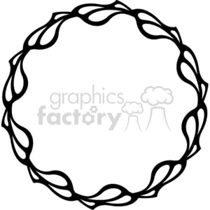 round flames 065 clipart. Royalty-free image # 372724