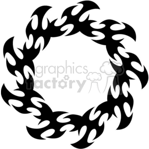 flame flames graphics images viyl-ready vinyl vector cutter signage art tattoo tattoos round circle circles fire vehicle black white clipart clip art eps