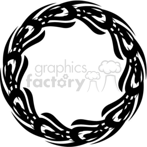 round flames 041 clipart. Royalty-free image # 372759