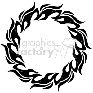 round flames 010 clipart. Royalty-free image # 372779