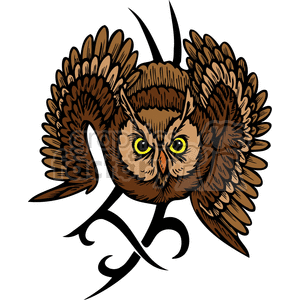 owl clipart. Royalty-free image # 373426