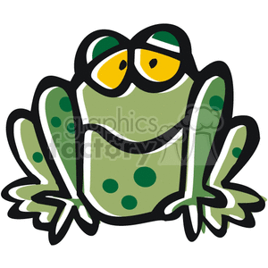 Cartoon Frog clipart. Commercial use image # 129114