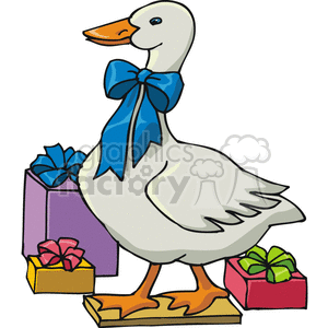 easter duck Spel249 Clip Art Holidays Easter wmf jpg gif vector clipart images geese bird birds present presents gift gifts