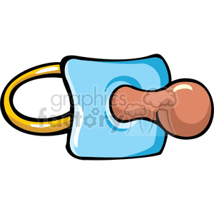 Pacifier clipart. Royalty-free image # 159146