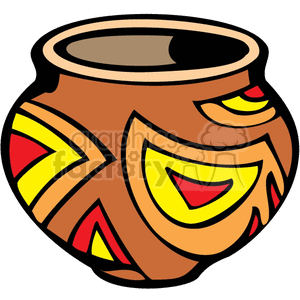 indian indians native americans western navajo pottery bowl bowls vector eps jpg png clipart people gif