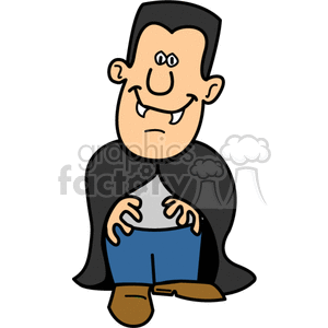 Cartoon vampire clipart. Commercial use image # 374483