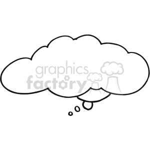 Thought bubble 5 clipart. Commercial use image # 375065