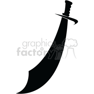 Pirate sword clipart. Royalty-free image # 375319
