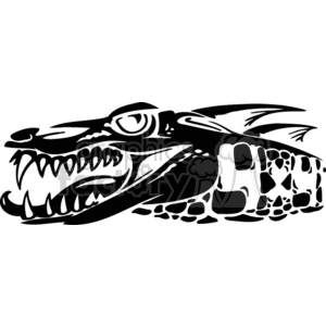 4x4 alligator graphic clipart. Commercial use image # 375372