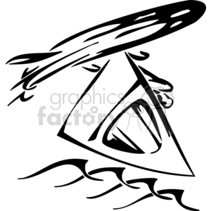 Wind surfing clipart. Royalty-free image # 377563